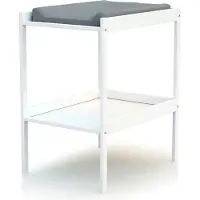 WEBABY Verschoontafel met 1 plank in hout Wit