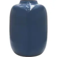Vase the World Vaas Artic | Small |Blauw | glanzend | mond geblazen glas