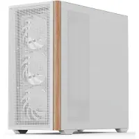 Aerocool D301A-G-WT-V2 Mini-tower PC-behuizing Wit