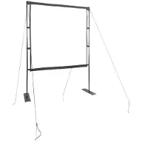 vidaXL Projectiescherm met statieven 89 inch 1:1