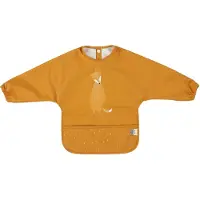Trixie Afwasbare slab met mouwen - Mr. Fox - Slab voor kinderen - 100% Recycled Polyester - Eenvoudig schoon - Oranje