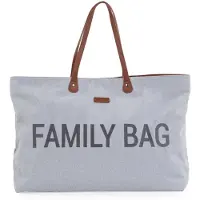Childhome CHILD HOME Veranderingsrugzak Family Bag Signature Canvas Grijs