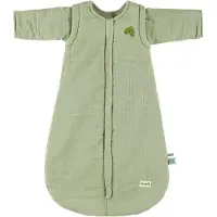 Trixie slaapzak baby groen 70cm Bliss Sage Mr. Dino - autostoel geschikt.