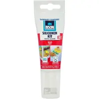 Bison Siliconenkit Glas Transparant 60ml