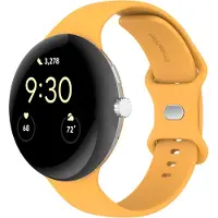 IMoshion Siliconen⁺ bandje voor de Google Pixel Watch 5 / 4 / 3 (45 mm) - Maat L - Geel