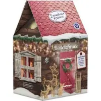 Dresdner Essenz Kerst Wellness & Beauty Geschenkset | Bad Schuur - Set van 6 | 5x Bubbelbad - 1x Douchepeeling - Handcrème | Kerstcadeau Beauty - Cadeauverpakking - Kerstgeschenk Verzorgingsproducten