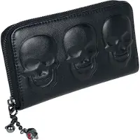 Banned - Gothic Portemonnee - Menth - voor Vrouwen - zwart - Maat Standard
