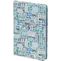 Kalpa D-7752 b6 notitieboek Gelinieerd papier blauwe codes