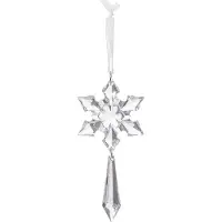 Springos Kerstversiering | Kerstdecoratie Voor Binnen | Kersthanger | Sneeuwvlok/Kristal | 1 Stuk