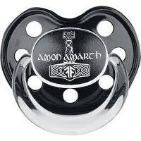 Amon Amarth Speen - Metal Kids - Thors Hammer - voor Kinderen - zwart - Maat 6-18 maanden