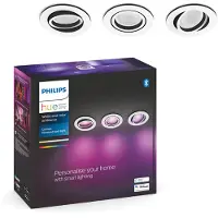 Philips Hue Centura inbouwspot White and Color - rond - Wit - 3-pack