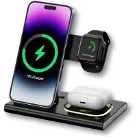 Dutch Quality Draadloze Oplader 15W – Geschikt voor Apple iPhone 12/13/14/15/Mini/Pro/Max, Apple Watch en AirPods