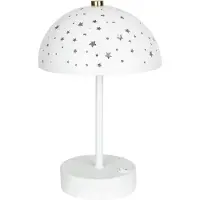 Atmosphera Kids Jabba Tafellamp Paddenstoel - Ø15xH26cm - Wit