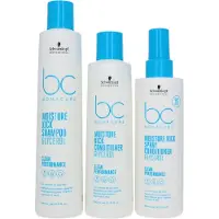 Schwarzkopf Bonacure Moisture Kick Glycerol Shampoo+Conditioner+Spray Conditioner - 250-200-200 ml