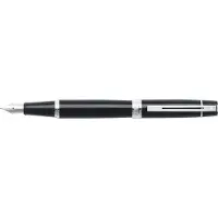 Sheaffer vulpen - 300 E9312 - M - Glossy black chrome plated - SF-E0931253