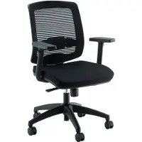 Linea bureaustoel - New Malice 01 - ergonomisch EN1335 - multi verstelbaar - max. draagvermogen 110kg - zwart - LF-2032003