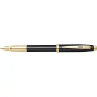 Sheaffer vulpen 100 - E9322 - F - Glossy black gold tone