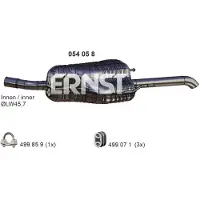 ERNST 054058 Einddemper