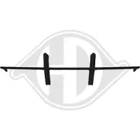 Diederichs 1224045 Ventilatiegrille, bumper