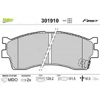 Valeo 301910 Remblokken