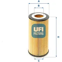 Ufi 25.154.00 Oliefilter