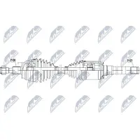 NTY NPW-ME-052 Aandrijfas