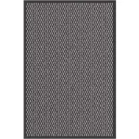 vidaXL Deurmat 60x90 cm antracietkleurig