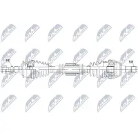 NTY NPW-PL-067 Aandrijfas