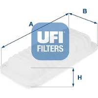 Ufi 27.926.00 Luchtfilter