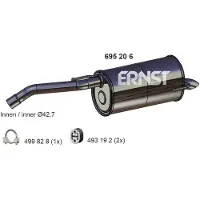 ERNST 695206 Einddemper