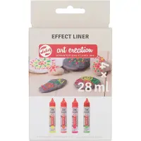 Talens art creation effektliner set 4x28ml neon
