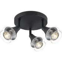 Home Sweet Home LED opbouwspot Vaya rond 3L - zwart