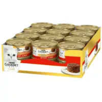 Gourmet 24x Gold Kattenvoer Nat Hartig Torentje Rund 85 gr