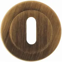 HDD pro Sleutelplaatje Rond Draairozas Brons