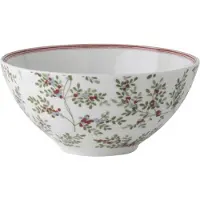 Laura Ashley - Stockbrigde Collections - Bowl - Kom - Wit Rood Bloemetje - Diameter 13 cm