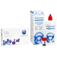 Biofinity Multifocal (3 lenzen) + Oxynate Peroxide 380 ml met lenzendoosje