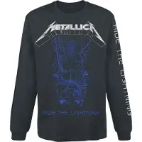 Metallica Shirt met lange mouwen - Fade - S tot XXL - voor Mannen - zwart - Maat XXL