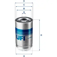 Ufi 24.378.00 Brandstoffilter