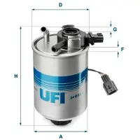 Ufi 24.018.01 Brandstoffilter