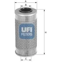 Ufi 25.554.00 Oliefilter