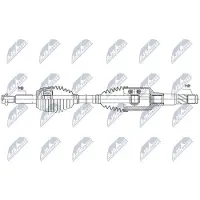 NTY NPW-CH-112 Aandrijfas