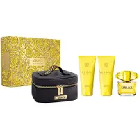 Versace Yellow Diamond Gift Set EDT 90ML + SG 100ML + BL 100ML + small Beauty Case
