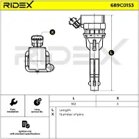 RIDEX 689C0153 Bobine