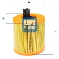 Ufi 27.E61.00 Luchtfilter