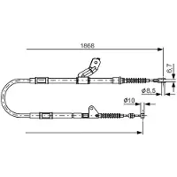 Bosch 1 987 482 158 Handremkabel