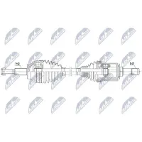 NTY NPW-CH-032 Aandrijfas