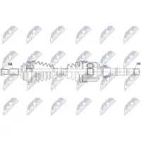 NTY NPW-PE-071 Aandrijfas