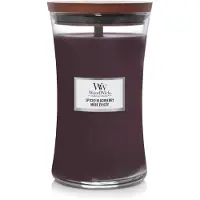 Woodwick spiced blackberry large candle