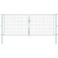 Alberts Deur met dubbel hek Flexo 300 cm breedte (150 cm + 150 cm), in verschillende hoogten