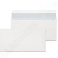 Raadhuis dienstenvelop DL (EA5/6) - 110x220mm - venster links - met plakstrip - wit - 500 stuks - envelop
